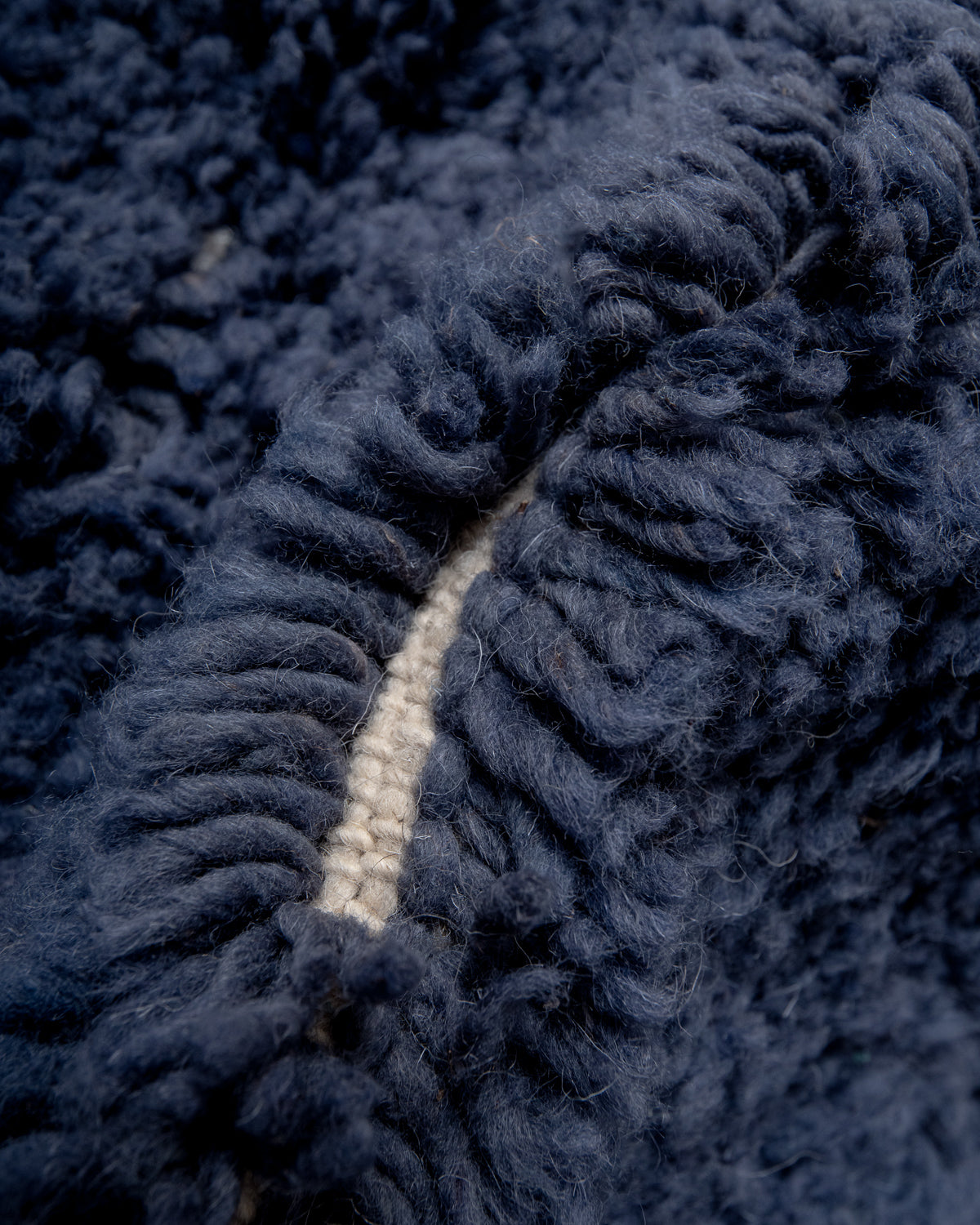 Modern, designer, handcrafted Berber rug from Morocco. Beniourain carpet with beautiful colours and patterns and fluffy wool texture.